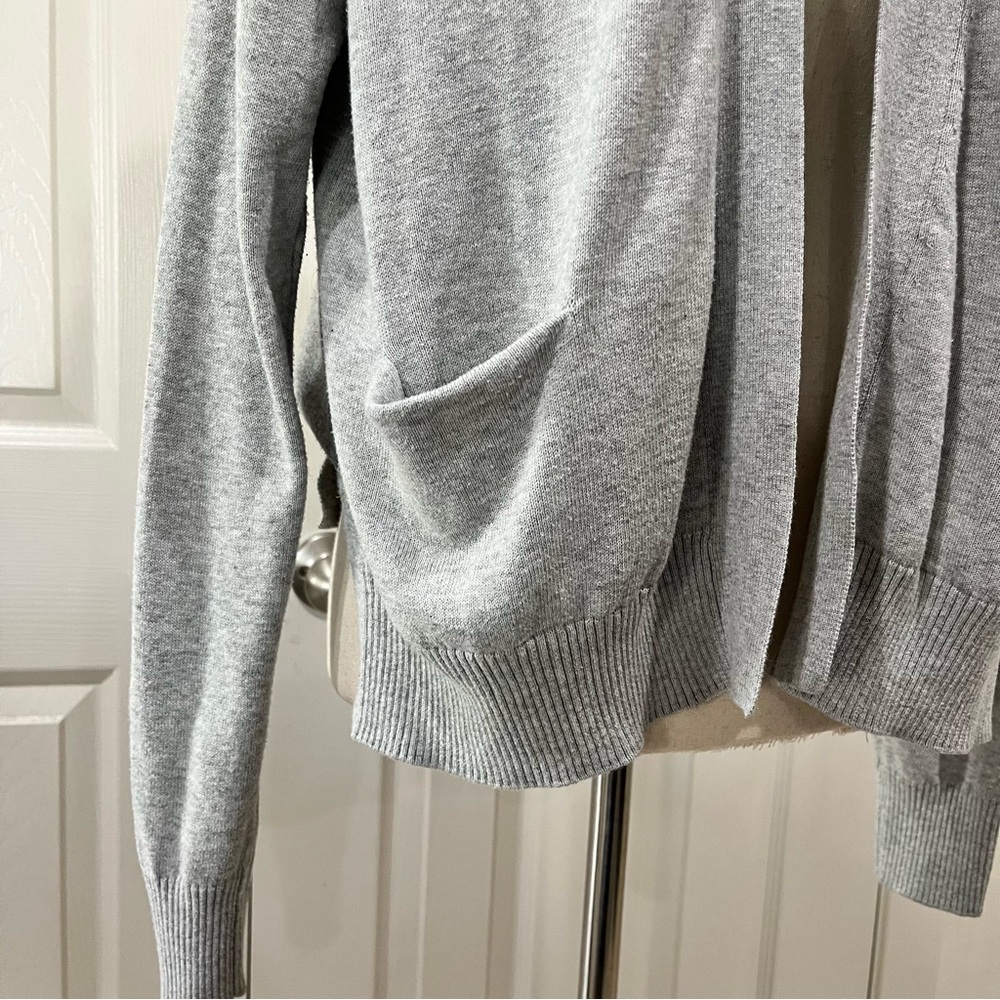 J. Crew Knit Cardigan Sweater Gray Size M - Picture 2 of 8